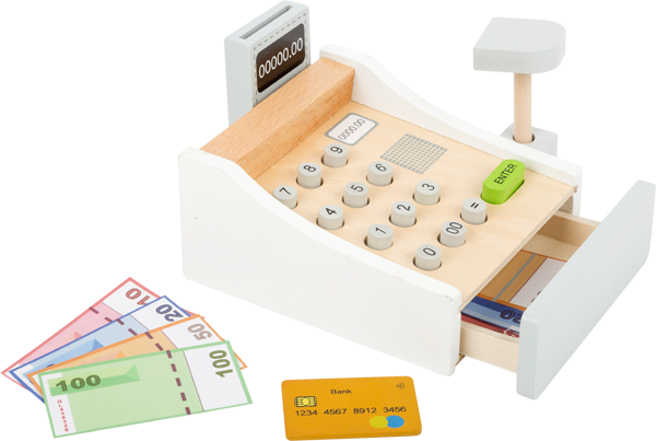 Wood Cash Register Playset