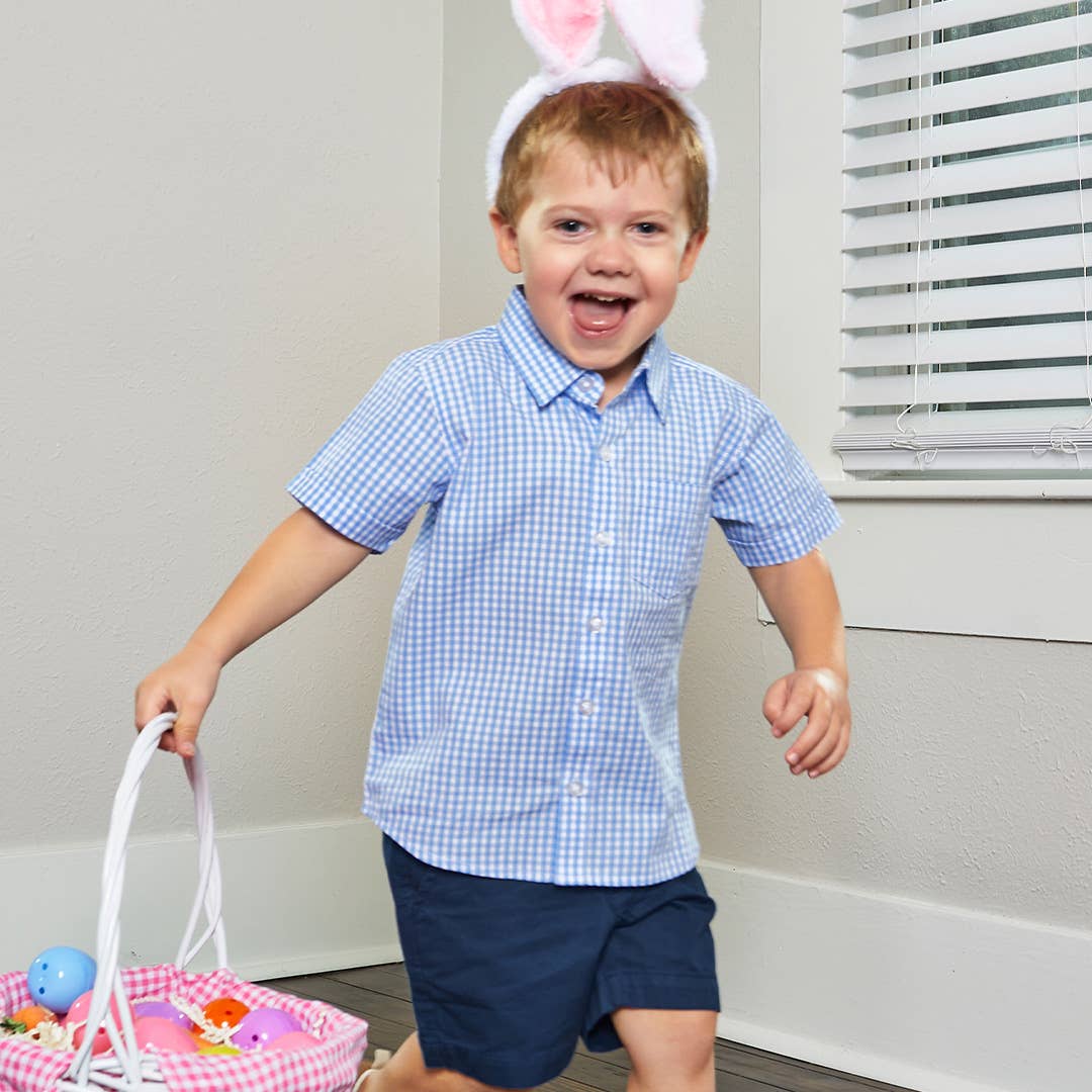 Gingham Button Down Shirt