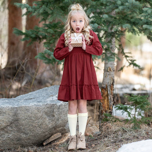 Rosewood, Ivory & Spruce 3-pack Knee High Socks