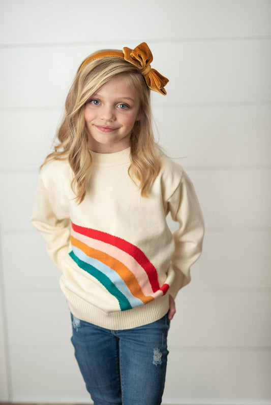 Rainbow Crew Neck Sweater