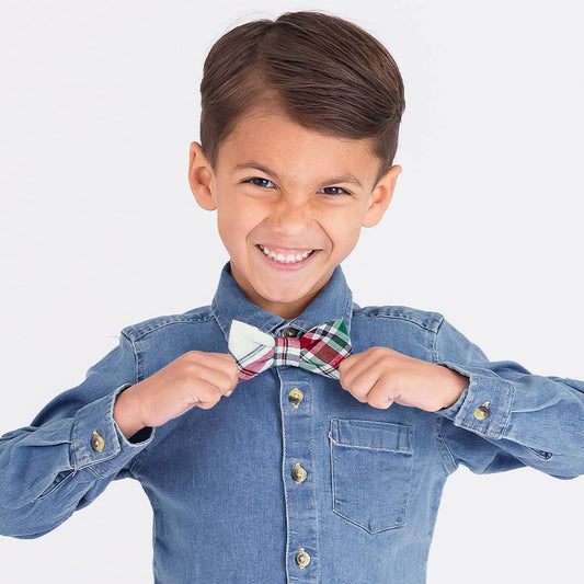 Plaid Bow Tie
