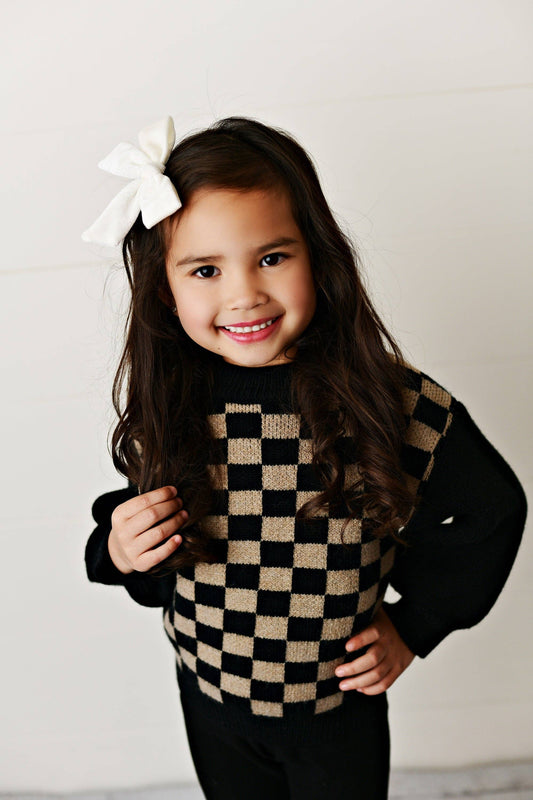 Check Crew Sweater