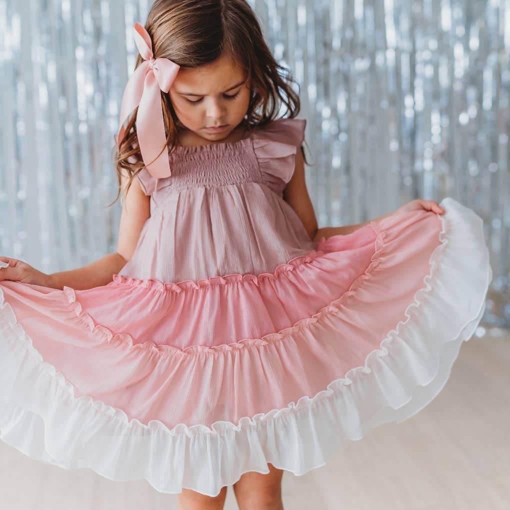 Brielle Shimmer Dress Amour
