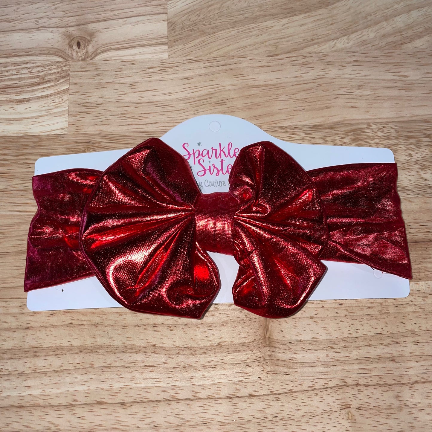 Pleather Bow Headband