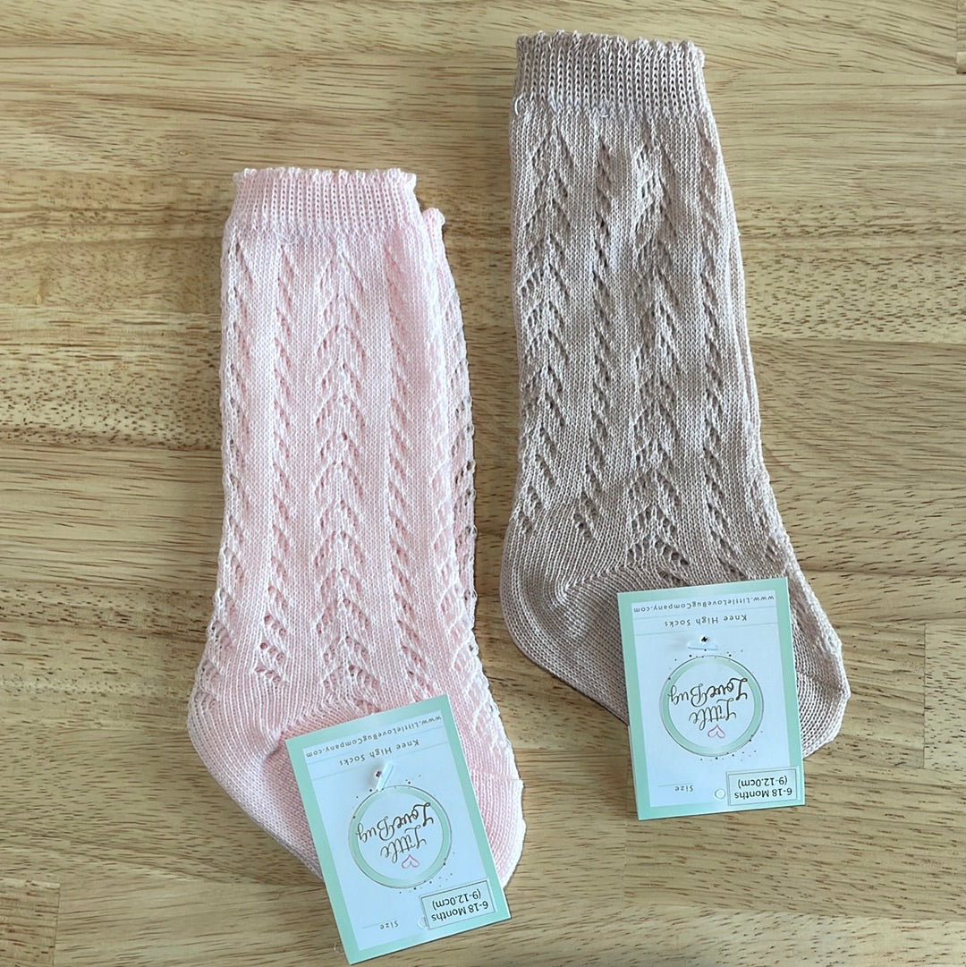 Lace Knee High Socks