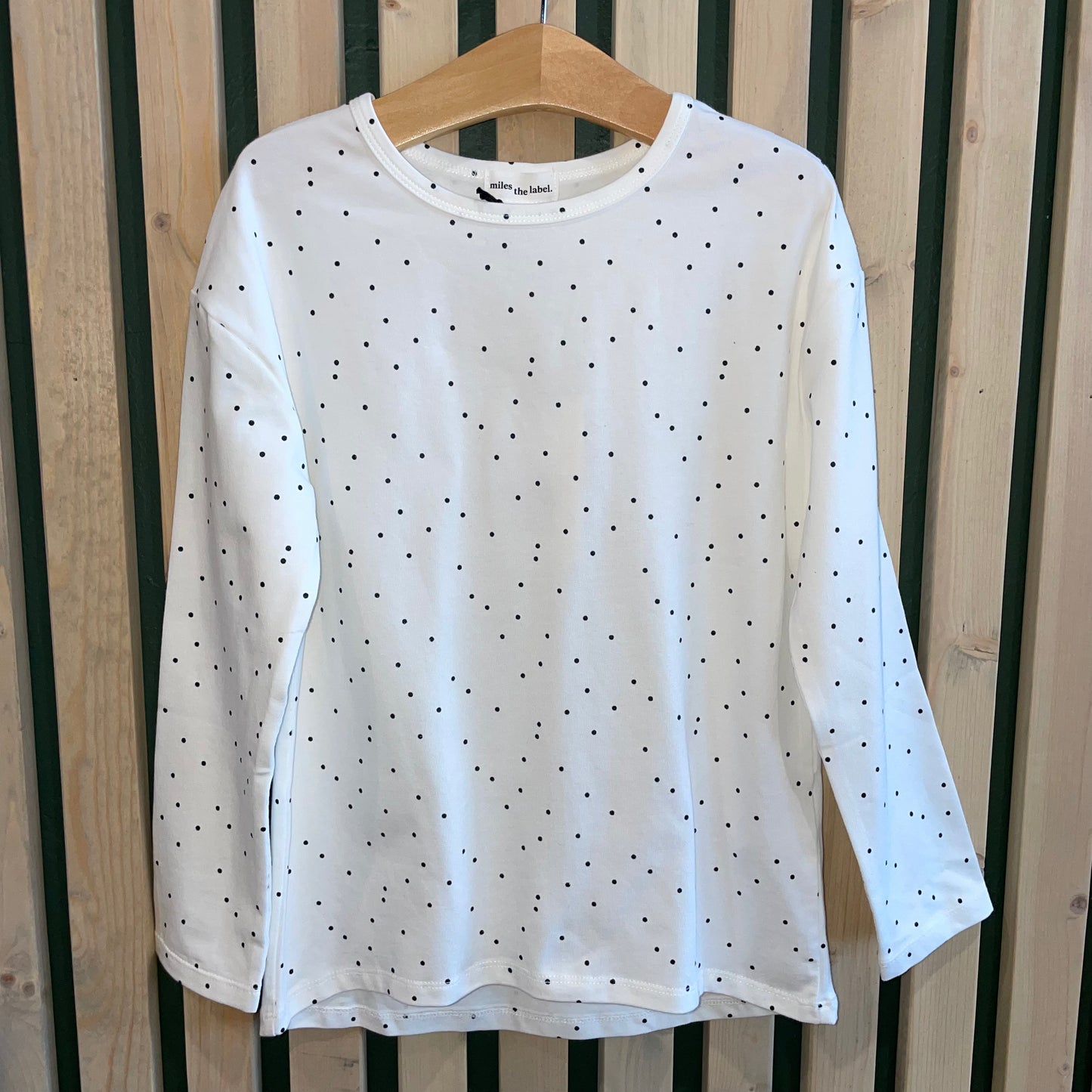 Black Polka Dot Top