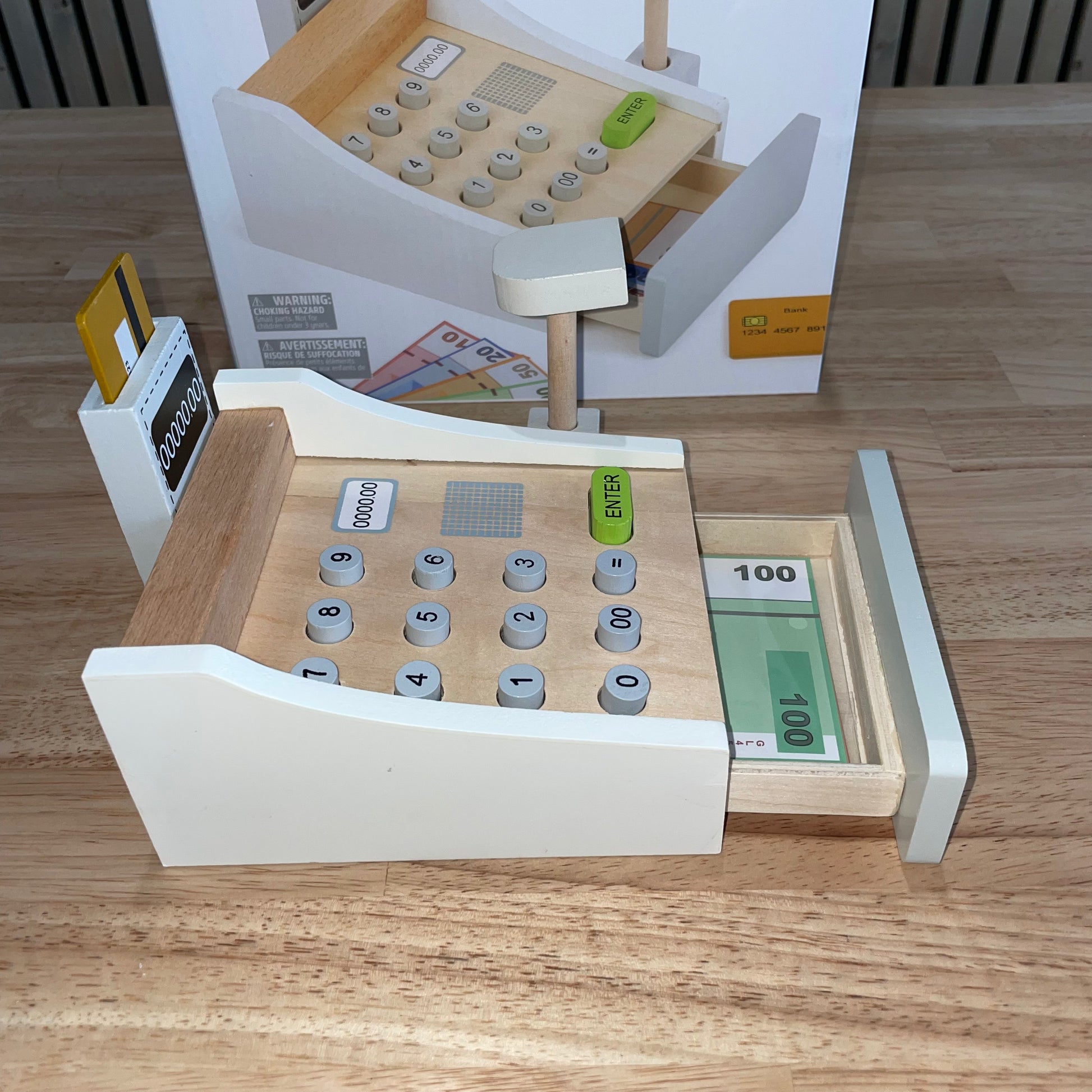 Wood Cash Register Playset Seed Sow