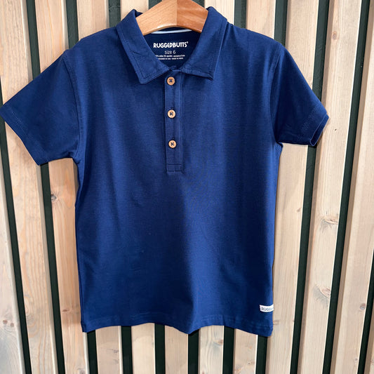 Dark Navy Short Sleeve Polo